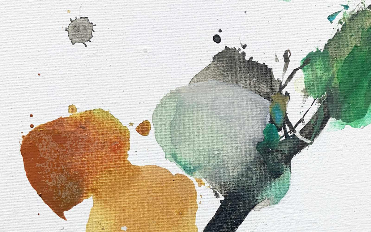 Tiere als Motiv in der Kunst - abstrakte Bilder in bunten Farben– Atelier  Hellbusch, image size:1200x750