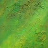 "Achim", 30x24 cm, 2026: abstraktes Gemälde mit grünen Farben auf Leinwand und strukturierter Oberfläche. Künstler Mark Hellbusch