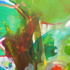 Baum VI (Ausschnitt) – großes grünes Baum-Gemälde in expressiver Ölmalerei aus der Serie Schmiertafel von Mark Hellbusch