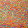 Abstrakte Kunst Claim 165 mit rötlichem Farbverlauf und organischen Strukturen, Acryl und Lack auf Leinwand, 60x100 cm, Atelier Hellbusch