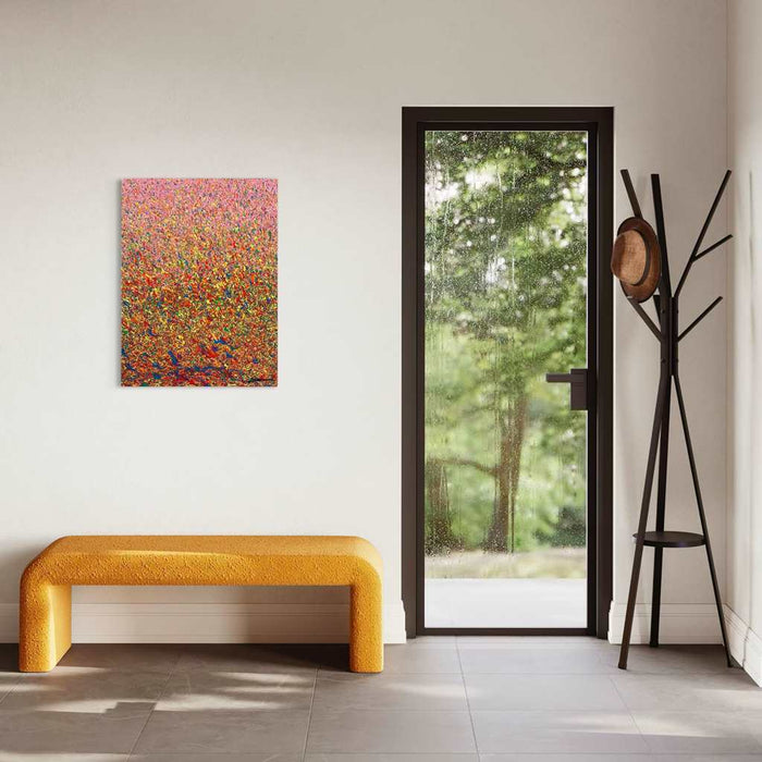 Abstraktes Wandbild Claim 178 in modernem Interieur, luxuriöse Kunst, Atelier Hellbusch