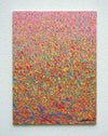 Luxuriöses abstraktes Wandbild Claim 178, farbintensive Struktur, Acryl und Lack auf Leinwand, 80x60 cm, Atelier Hellbusch