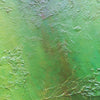 "Clara", 46x48cm,2026 (Ausschnitt): Abstrakte Kunst von Mark Hellbusch in grünen Farben auf Leinwand mit feiner strukturierter Oberfläche.