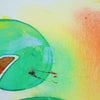 Baum IV (Ausschnitt) – grüner Baum in expressiver Ölmalerei aus der Serie Schmiertafel, zeitgenössische Kunst von Mark Hellbusch