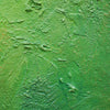 "Jack", 60x80cm,2026 (Ausschnitt): moderne Kunst von Mark Hellbusch in grünen Farben auf Leinwand mit tiefer strukturierter Oberfläche.