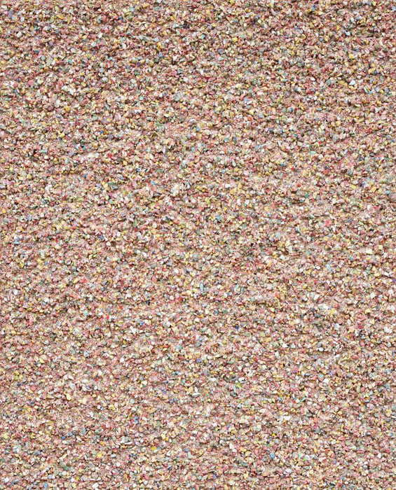 Kleines abstraktes Gemälde „Marsfeld XCV“ mit natürlicher, rosé-goldener Farbtextur und faszinierender Oberflächenstruktur. Atelier Hellbusch.