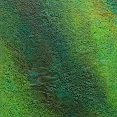 Anna (2023) – Abstrakte Acrylmalerei in Grün – Atelier Hellbusch