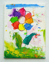 Blume IV – expressive Blumenkunst aus der Serie Schmiertafel von Mark Hellbusch