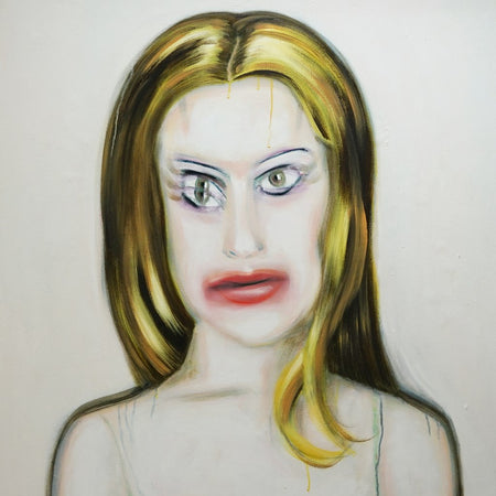 Fiona | Modernes expressives Portrait auf Leinwand, 130x120 cm Kunst Mark Hellbusch 