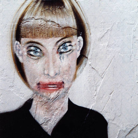 Jane | Moderne expressive Ölmalerei 120x110x5cm Kunst Atelier Mark Hellbusch 