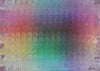 Output 11 von Mark Hellbusch – moderne abstrakte Malerei mit bunten Farbfeldern in Violett, Grün, Türkis, Rot und Gelb, Öl auf Leinwand, 70 × 50 cm