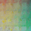 Output 11 (Detail) von Mark Hellbusch – moderne abstrakte Malerei mit bunten Farbfeldern in Violett, Grün, Türkis, Rot und Gelb, Öl auf Leinwand, 70 × 50 cm