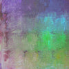 Output 12 (Detail) von Mark Hellbusch – abstraktes Gemälde in Violett, Grün, Türkis und Blau, Öl auf Leinwand, 70 × 50 cm, 2026