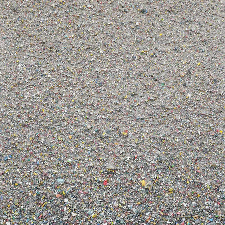 Marsfeld CXXXIV – Strukturkunst aus farbigen Farbresten auf Leinwand, Format 40x30 cm. Atelier Hellbusch.