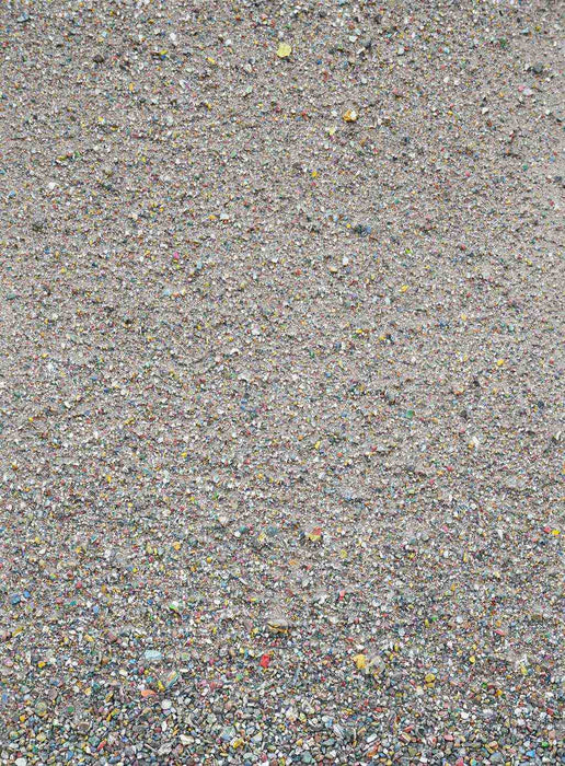 Marsfeld CXXXIV – Strukturkunst aus farbigen Farbresten auf Leinwand, Format 40x30 cm. Atelier Hellbusch.