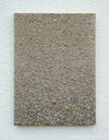 Marsfeld CXXXIV – Strukturkunst aus farbigen Farbresten auf Leinwand, Format 40x30 cm. Atelier Hellbusch.