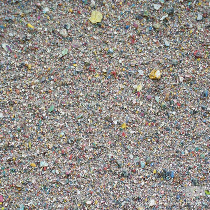 Marsfeld CXXXIV – Strukturkunst aus farbigen Farbresten auf Leinwand, Format 40x30 cm (Nahaufnahme). Atelier Hellbusch.