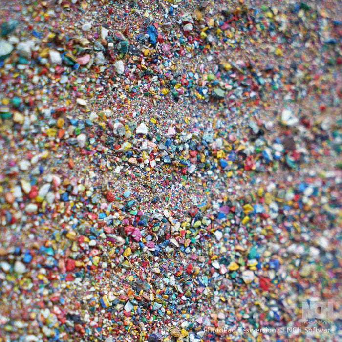 Detailreiches abstraktes Gemälde mit mineralischer Struktur, inspiriert von Verwitterung und Naturprozessen – Marsfeld CXXXIX (Ausschnitt), Atelier Hellbusch