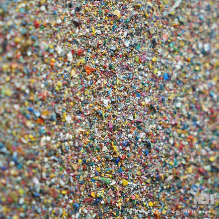 Marsfeld CXXXV – 30x30 cm pure Strukturkraft: Recycelte Farbreste auf Leinwand (Nahaufnahme), handgefertigt im Atelier Hellbusch. Kleine Fläche, große Ausdrucksstärke.