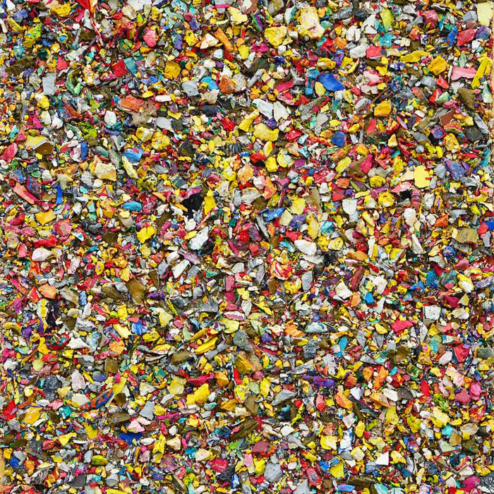 Abstraktes Gemälde „Marsfeld CXXXX“ in 40 × 30 cm – lebendige Farbstruktur auf Leinwand. Atelier Hellbusch