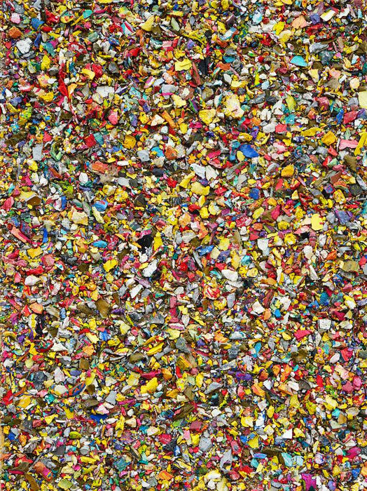 Abstraktes Gemälde „Marsfeld CXXXX“ in 40 × 30 cm – lebendige Farbstruktur auf Leinwand. Atelier Hellbusch