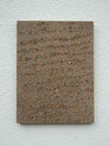 Das Bild zeigt Marsfeld L, ein feines zeitgenössisches Experiment, bestehend aus Farbresten der Palette. Sie erinnern an Sand und Strand. Künstler: Mark Hellbusch.