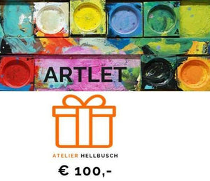 Gutschein für hochwertige Kunst | ARTLET | Atelier Hellbusch Geschenkgutschein ARTLET | Atelier Hellbusch 100,00 € 