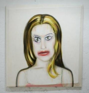 Fiona | Modernes expressives Portrait auf Leinwand, 130x120 cm Kunst Mark Hellbusch 