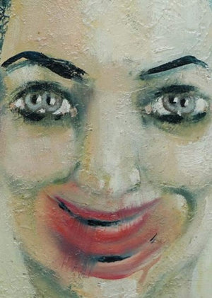 Judy | moderne expressive Malerei auf Leinwand 50x40cm Kunst Atelier Mark Hellbusch 